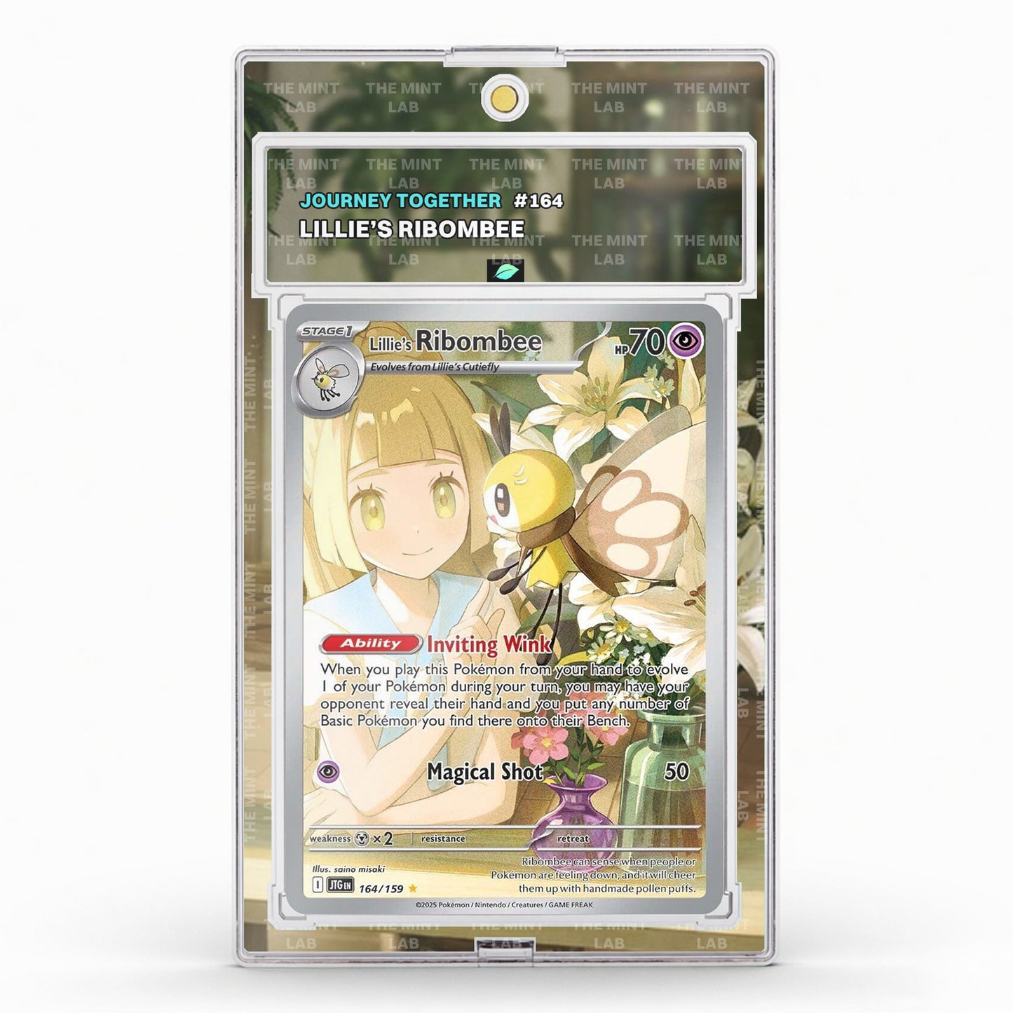 #164 Lillie's Ribombee Extended Art